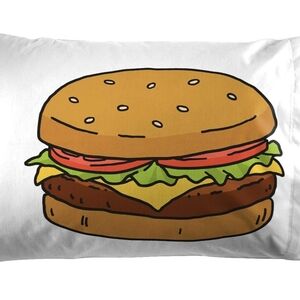 NWT Jay Franco Bob's Burgers 4 Piece Full Sheet Set Bedding Poly  White  Brown